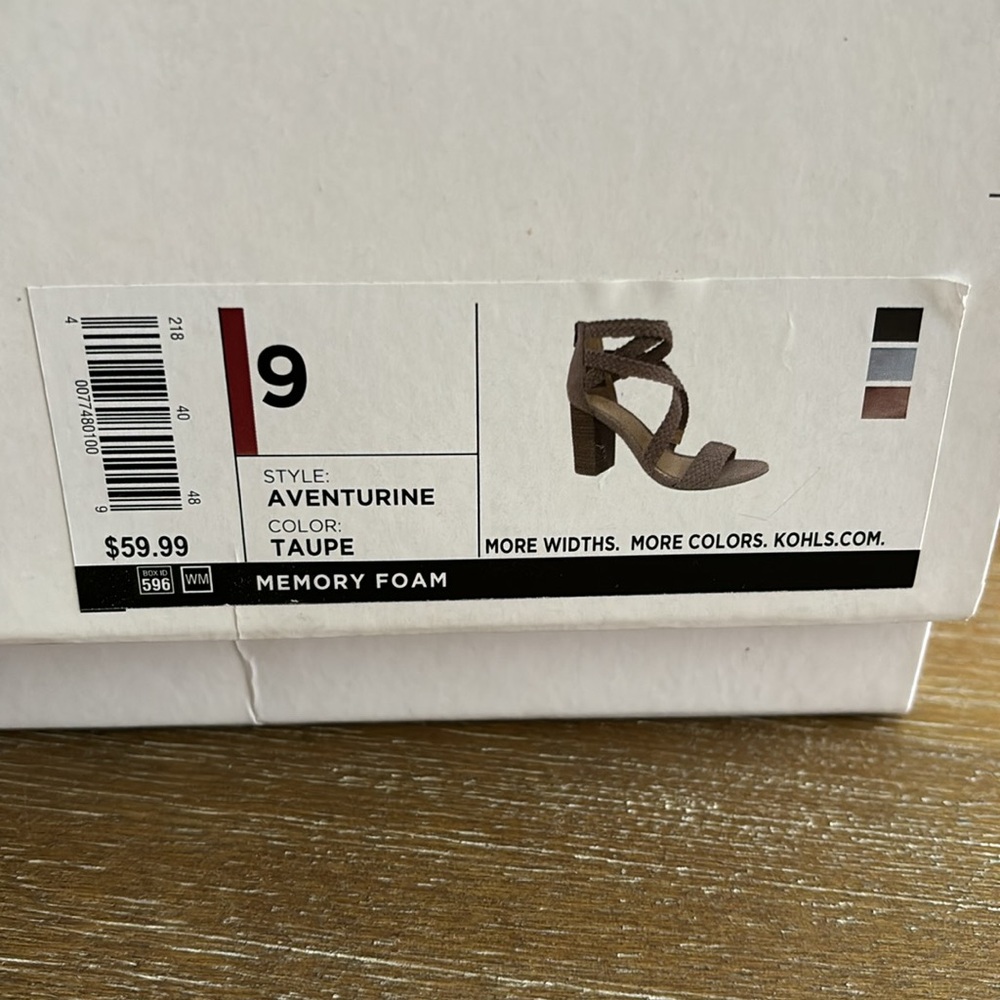 LC Lauren Conrad Braided Tan Heels - Picture 3 of 8